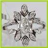 Image 2 : Genuine 1.14 ctw Diamond Ring 14K White Gold