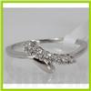 Image 2 : Genuine 0.45 ctw Diamond Ring 14K White Gold