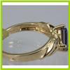 Image 2 : Genuine  1.3 ctw  Twilight  Ring  14KT Yellow Gold  Ring Size  7