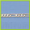 Image 2 : Genuine 16" 14kt Italian Gold-Yellow 3.1mm, Figaro Chain Gauge:080, 7gr