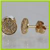 Image 2 : Genuine 0.21 ctw Diamond Earring 18kt Gold-Yellow 