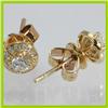 Image 2 : Genuine 0.45 ctw Diamond Earring 18kt Gold-Yellow 