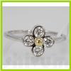 Image 2 : Genuine 0.49 ctw Diamond Ring 18K White Gold