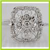 Image 2 : Genuine 0.41 ctw Diamond Ring 14K White Gold