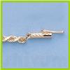 Image 1 : Genuine 16" 14kt Italian Gold-Yellow 3.0mm, D/C  Rope Chain Gauge:D/C or Reg.,  12.3gr