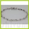 Image 1 : Genuine 1.01ctw Diamond Bracelet14KWhite Gold 