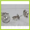 Image 2 : Genuine 0.49 ctw Diamond Earring 18kt Gold-White 