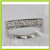 Image 3 : Genuine 0.75 ctw Diamond Ring 14K White Gold