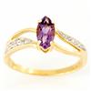 .76ct Natural Amethyst Diamond 9k Gold Ring (JEW-9327X)