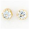 .70ct Natural Aquamarine 9k 9k Yel Gold Earrings (JEW-9200X)