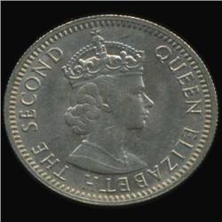 1961 Fiji 6 Pence Elizabeth BU MS64+ (COI-6999)