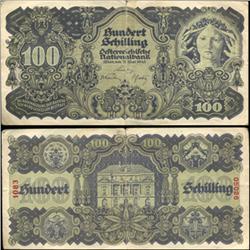 1945 Austria 100 Schilling Better Grade (CUR-06312)