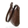 Image 2 : Ladies Dark Brown Crocodile Handbag (ACT-024)