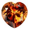 4.68ct Heart Orange Imperial Topaz Appr Est $12k (GEM-27769)