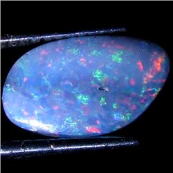 2.05ct Australian Black Opal Doublet Full Fire (GEM-30048)