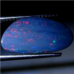 2.50ct Australian Black Opal Doublet Full Fire (GEM-30052)