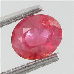 0.91ct Oval Cut Top Padparascha Sapphire  (GEM-29079)