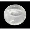 2.8ct Good Natural Round Cabochon White Aquamarine (GEM-2289B)