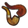 Image 2 : Antique HC Meerschaum Pipe w/ Case (ANT-1057)