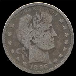 1896 Barber Quarter Circulated (COI-7644)
