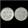 Image 2 : 1937A Nazi Germany 2 Mark Silver Hi Grade 2 Pcs (COI-8065)
