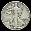 1939D Walking Liberty Half Dollar Better Grade (COI-5946)
