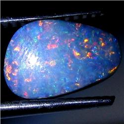 2.05ct Australian Black Opal Doublet Full Fire (GEM-30039)