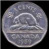 Image 2 : 1959 Canada 5c Hi Grade GEM Unc (COI-7931)
