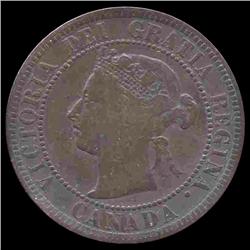 1884 Canada Cent Higher Grade Type 1 (COI-8246)