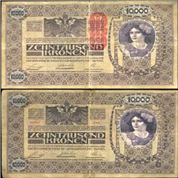 1919 Austria 10000 Kronen Hi Grade (CUR-06296)