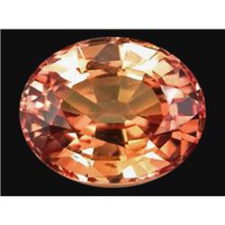 1.47ct Supreme Orange Oval Sapphire Songea  (GEM-19863)