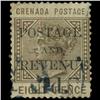 Image 1 : 1890 Grenada 1p Overprint Postage Stamp Scarce (STM-0570)