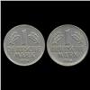Image 2 : 1964D/J Germany 1 Mark Hi Grade RARE 2 Pcs (COI-8163)