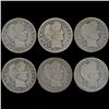 Image 1 : 1913 Barber Quarters Lot of 6 Better Circulated (COI-7433)