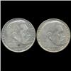 Image 1 : 1938B Nazi Germany 2 Mark Silver Hi Grade 2 Pcs (COI-8072)