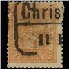 Image 1 : 1867 RARE Norway 2s Yellow Orange Used Stamp (STM-1315)
