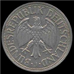 1957J Germany 1 Mark Hi Grade RARE (COI-8144)
