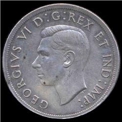 1939 Canada $1 Silver AU (COI-8263)