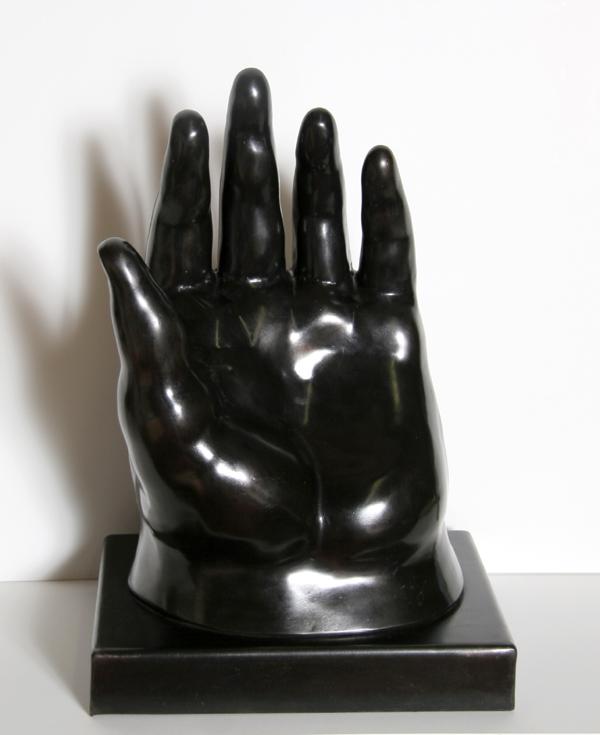 Fernando Botero, Hand, Bronze Sculpture with Black Patina