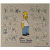 Image 1 : Homer Simpson Art Animation Sericel w/ Background