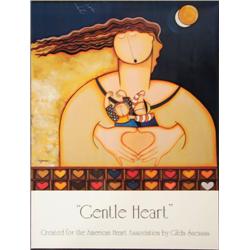GENTLE HEART 96 Charity Poster by Gilda Sacarras