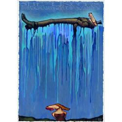 Markus Pierson She Lingers Silkscreen