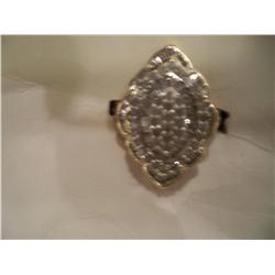 Lovely 1.50 CTTW Diamonds Dinner Ring - Set in 10K Gold