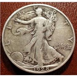 1928-S Silver Liberty Walking Half Dollar