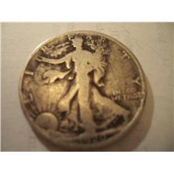 1920 Silver Walking Half Dollar