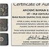 Image 1 : ANCIENT ROMAN ARTIFACTS w/AUTHENTICITY CARD - 1st-3rd century AD - BLACK GAMING DICE!