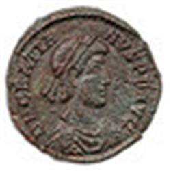 Ancient Gracian AE2. AD 379-383. D N GRATIA-NVS P F AVG, Diademed bust right, draped & cuirassed