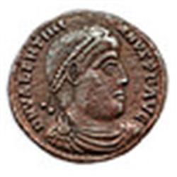 Ancient, Valentinian I Follis AD 364-375. Siscia Mint #RIC 7a, 16mm. GOOD ONE TO HAVE, 1st OF 3!