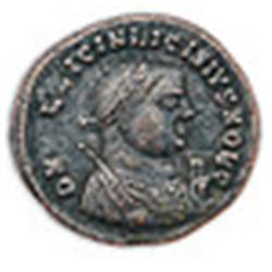 Ancient Licinius II Ae Follis. AD 317-324. Heraclea Mint #RIC49; C43. 17mm . . .