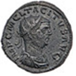 Ancient Tacitus Ae Ant. AD 275-276. IMP C M CL TACITVS AVG, radiate, draped and cuirassed bust right